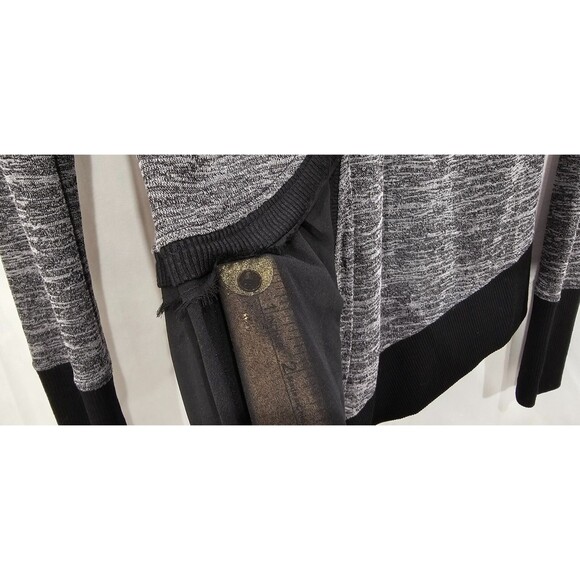 Anthropologie Meadow Rue Womens Cardigan Asymmetric Fairy Grunge Sweater Gray S - Picture 8 of 16